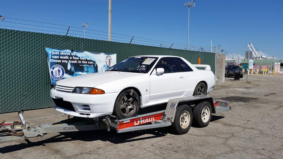 Customer receiving imported vehicle